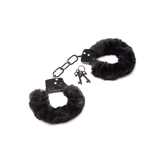 Cuffed in Fur Hairy Handcuffs