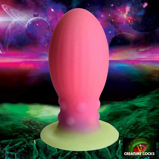 Xeno Egg - Glow in the Dark - Silicone Egg - XL - Pink