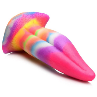 Unicorn Tongue - Glow in the Dark - Silicone Dildo - Rainbow