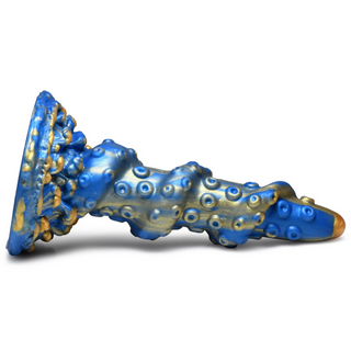 Kraken Silicone Dildo - Blue