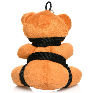 Rope Teddy Bear Keychain - Brown