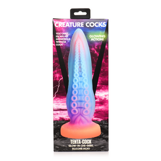 Tenta-Cock - Glow-in-the-Dark Silicone Dildo