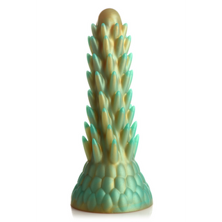 Stegosaurus - Spiky Reptile Silicone Dildo - Green