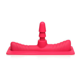 Saddle Adapter with Dildo - Pink/Flesh