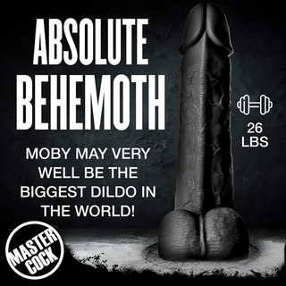 Moby Super Dildo - 2 ft / 60 cm - Black