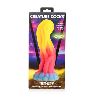 Tenta Glow - Glow-in-the-Dark Silicone Dildo