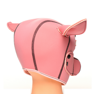 Swine - Pig Neoprene Hood - Pink