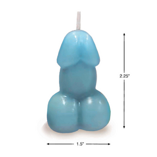 Eden’s Candle - Vanilla Scented Penis - Blue