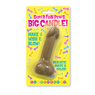 Super Fun Big Penis - Candle - Brown