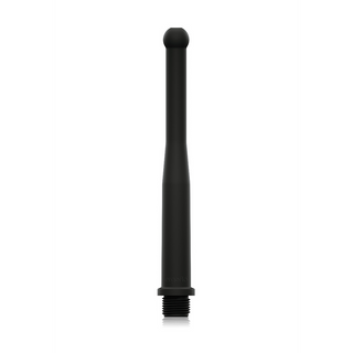 Ergoflo - Silicone Flex Tip for Anal Shower - 8 / 20 cm - Black