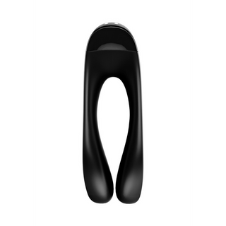 Candy Cane - Finger Vibrator for Intimate Zones - Black