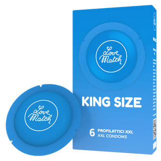 King Size - Condoms - 2.4 / 60 mm - 6 Pieces