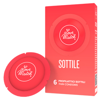 Sottile - Thin Condoms - 6 Pieces