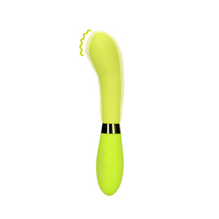 Silicone G-Spot Vibrator - Lime Passion