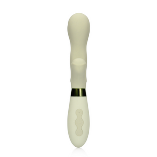 Silicone Rabbit Vibrator - Misty Green