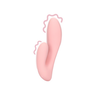 Ultra Soft Silicone G-Spot Vibrator - Cherry Chiffon