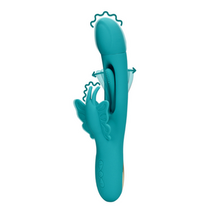 Flapping G-Spot Butterfly Vibrator - Peacock Blue