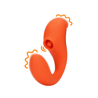 G-Spot Vibrator with Clitoral Pulse Wave - Untamed Orange