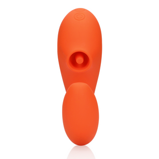 G-Spot Vibrator with Clitoral Pulse Wave - Untamed Orange