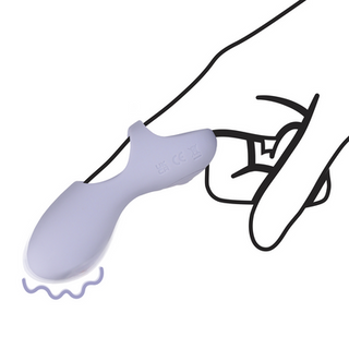 Silicone Finger Vibrator - Lavender