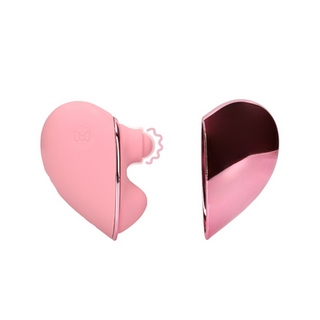 Tapping Heart Vibrator - Pink Arabesque