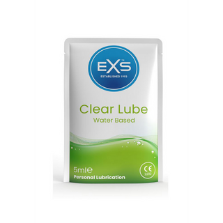 EXS Clear Lube Sachets - 100 Pieces