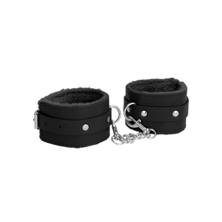 Plush Leather Handcuffs