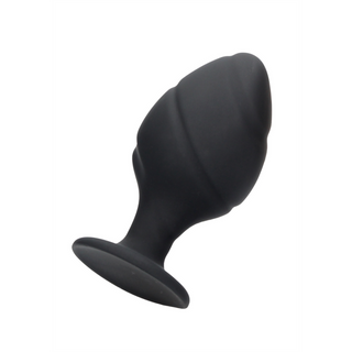 Swirled Butt Plug Set - Black