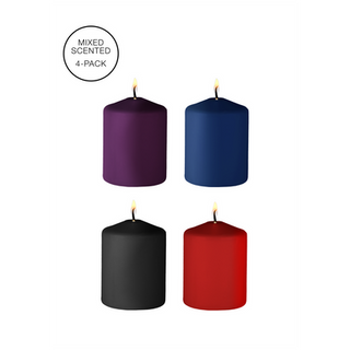 Tease Candles - Mix - 4 Pieces - Multicolor