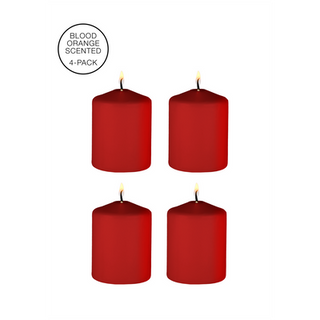 Tease Candles - Sinful - 4 Pieces - Red