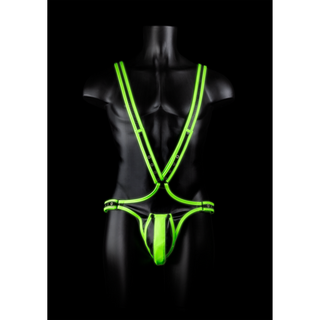 Body-Covering Harness - Glow in the Dark - S/M