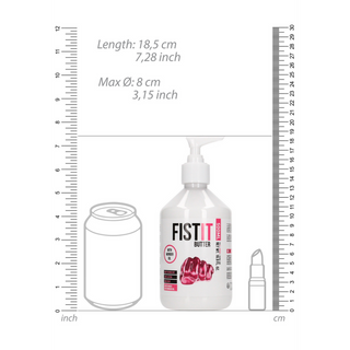 Waterbased Sliding Butter - 17 fl oz / 500 ml - Pump