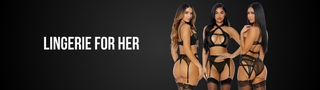 3 beautiful models posing in 3 piece lingerie sets