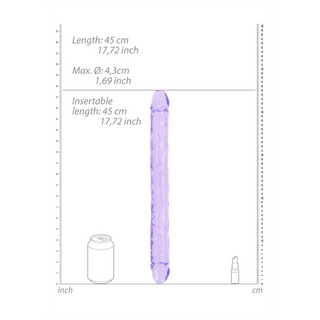 Realistic Double Dong - 18'' / 45 cm