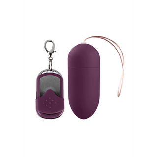 Vibrating Egg with 10 Speeds and Remote Control - L - Purple