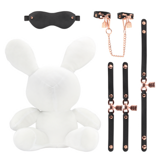 Rabbit Bondage - Velvet - Large - White