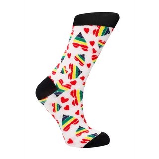 Happy Hearts Socks - US Size 8-12 / EU Size 42-46