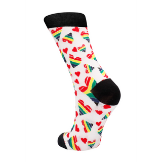 Happy Hearts Socks - US Size 8-12 / EU Size 42-46