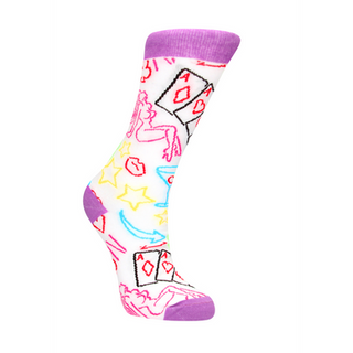 Strip Poker Socks - US Size 8-12 / EU Size 42-46