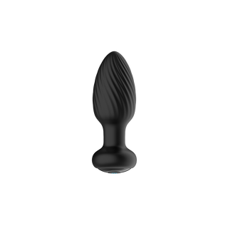 Tornado - Remote Control Rotating Butt Plug - Black